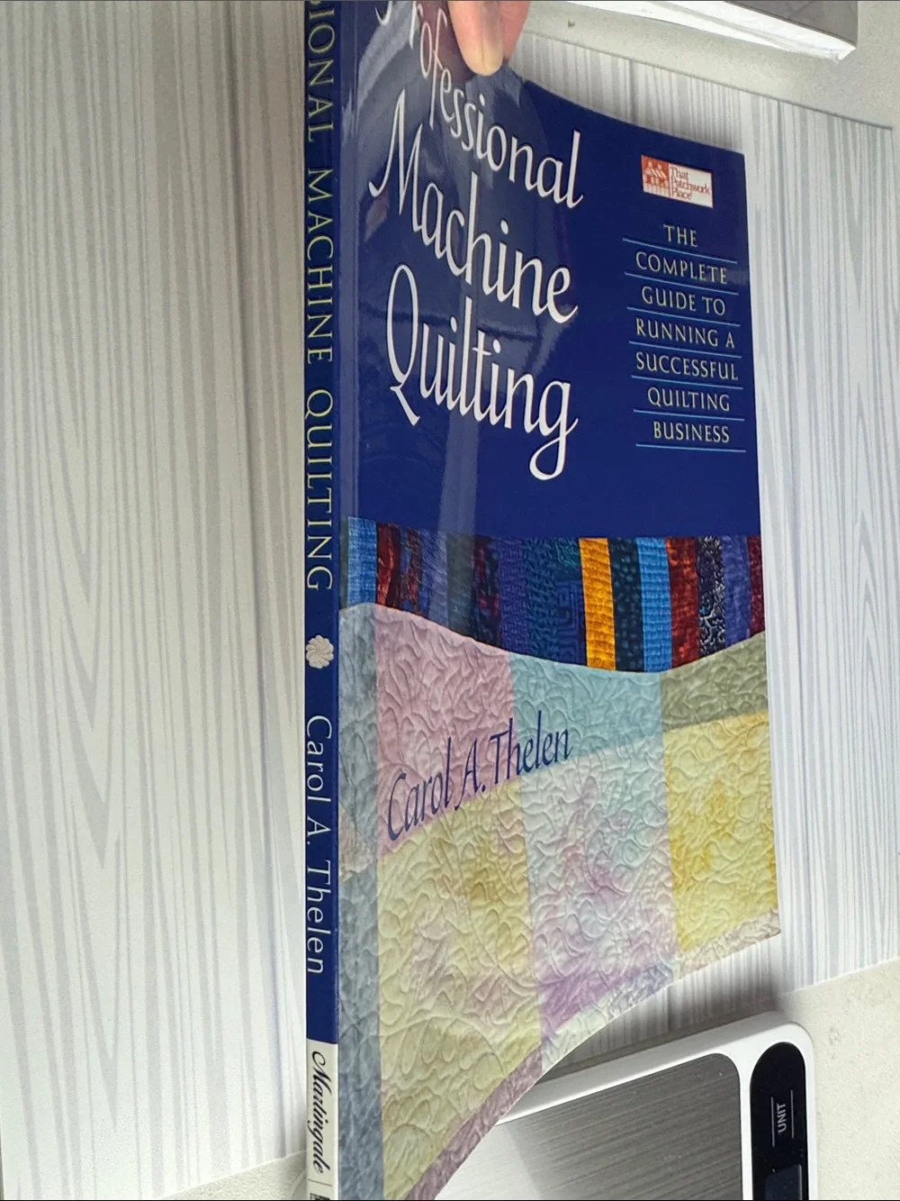 Professional Machine Quilting by Carol A. Thelen - Blue Cover